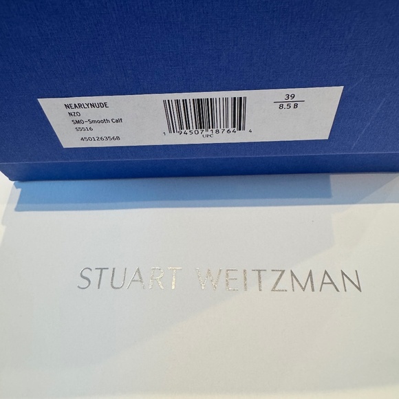 Stuart Weitzman Nearlynude NIB Ankle Strap City Sandal Dolce 8.5 M - Picture 5 of 5